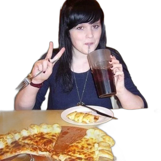food, animal, woman, enjoying transparent PNG cut-out