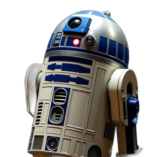 robot, 3d render, concept art, photorealistic, star, wars, shirt transparent PNG cut-out