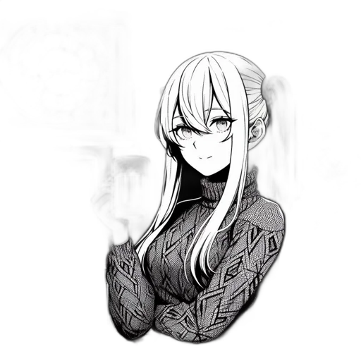 dress, dragon, mask, face, anime, pixel art, cartoon, fantasy art transparent PNG cut-out