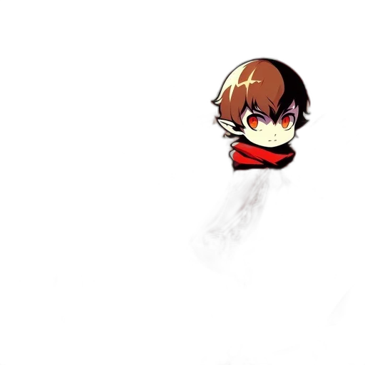 weapon, staff, mask, face, pixel art, anime, concept art, cartoon transparent PNG cut-out