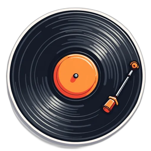 weapon, cartoon, vinyl, record transparent PNG cut-out