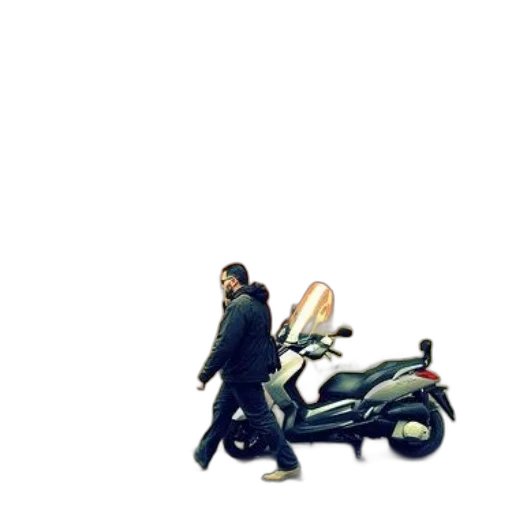 jacket, robot, car, staff, concept art, pixel art, 3d render, photorealistic transparent PNG cut-out
