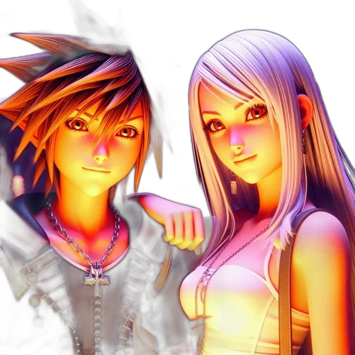 3d render, fantasy art, concept art, anime, fire, neon lights, neon, pastel transparent PNG cut-out