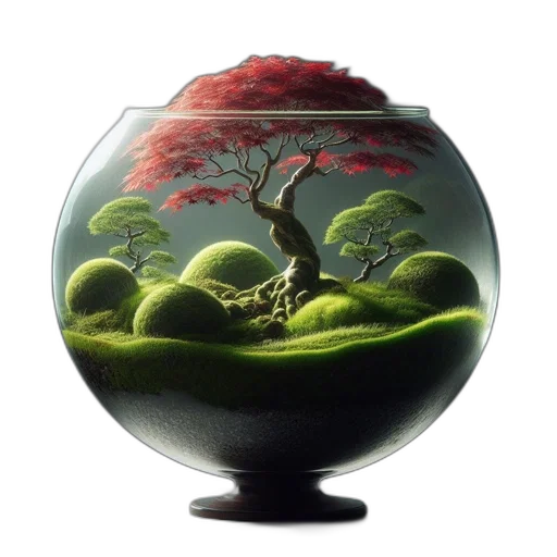 tree, dragon, photorealistic, fantasy art, 3d render, oil painting, underwater, forest transparent PNG cut-out