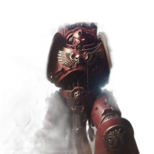 robot, mask, face, weapon, concept art, 3d render, fantasy art, photorealistic transparent PNG cut-out