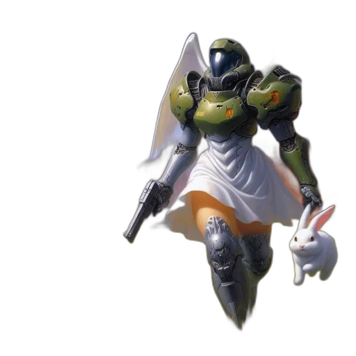 robot, weapon, sword, creature, concept art, 3d render, fantasy art, pixel art transparent PNG cut-out