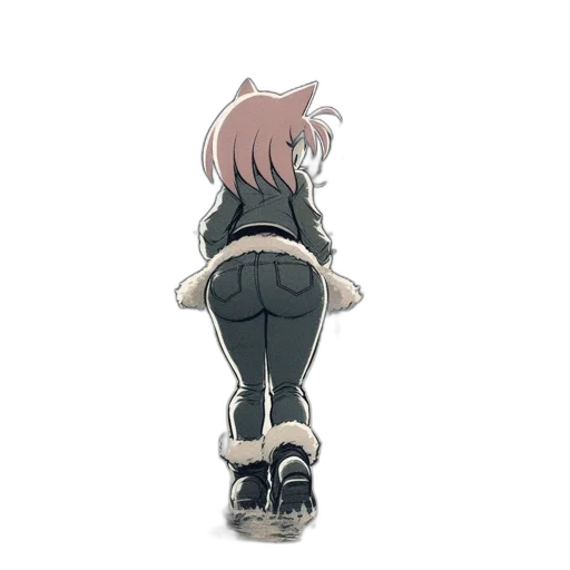 jacket, robot, weapon, creature, concept art, anime, watercolor, pixel art transparent PNG cut-out
