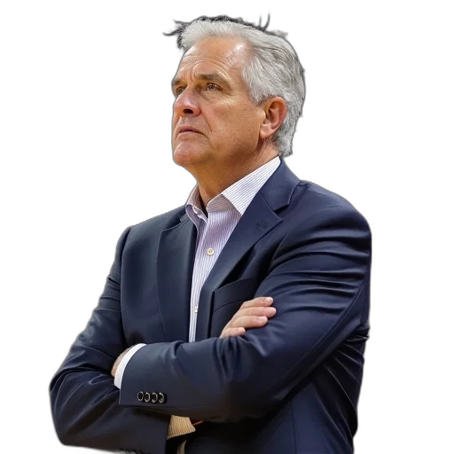 staff, face, jacket, former transparent PNG cut-out