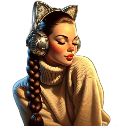 staff, jewelry, fantasy art, pixel art, comic book art, concept art, woman, wears transparent PNG cut-out