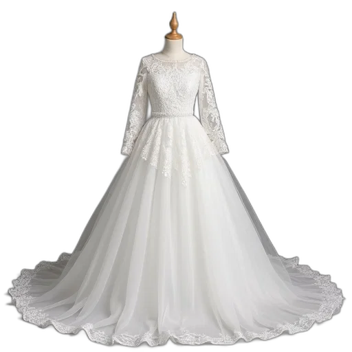 dress, 3d render, photorealistic, white transparent PNG cut-out