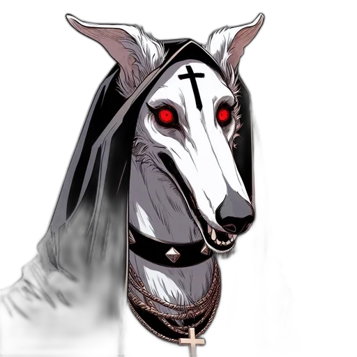 mask, animal, creature, staff, concept art, fantasy art, photorealistic, comic book art transparent PNG cut-out