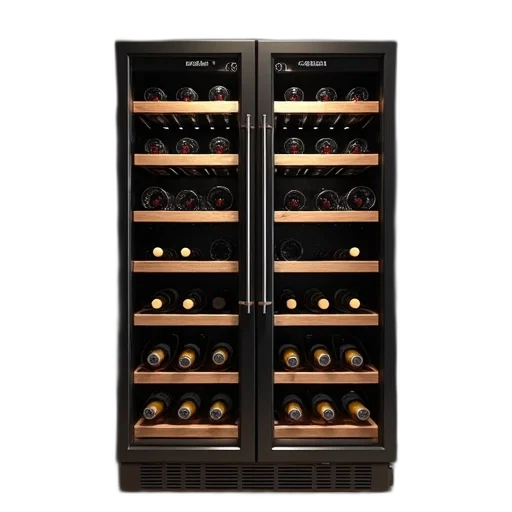 glass, door, wine, cooler transparent PNG cut-out