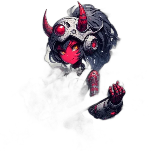 mask, creature, face, staff, concept art, fantasy art, pixel art, comic book art transparent PNG cut-out