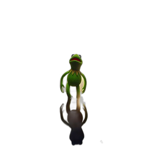 creature, staff, robot, hat, 3d render, pixel art, concept art, fantasy art transparent PNG cut-out
