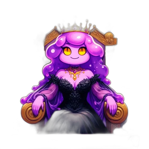 crown, jewelry, staff, creature, pixel art, concept art, fantasy art, 3d render transparent PNG cut-out