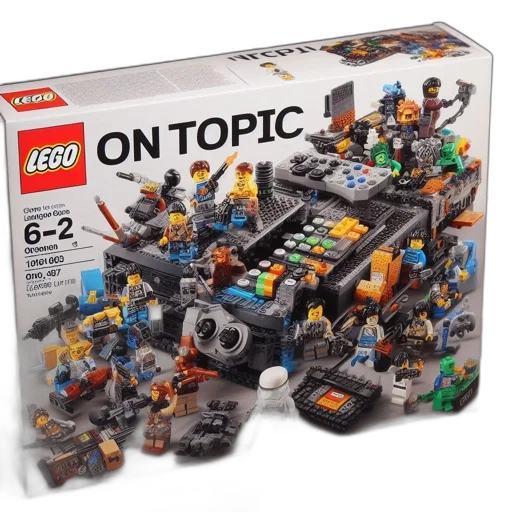 lego, set, titled, topic, displays, diverse, mini-figure, scenes transparent PNG cut-out
