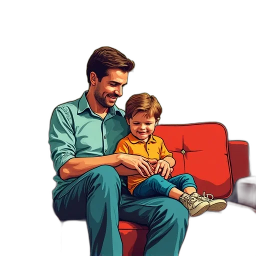 furniture, shoes, robot, comic book art transparent PNG cut-out