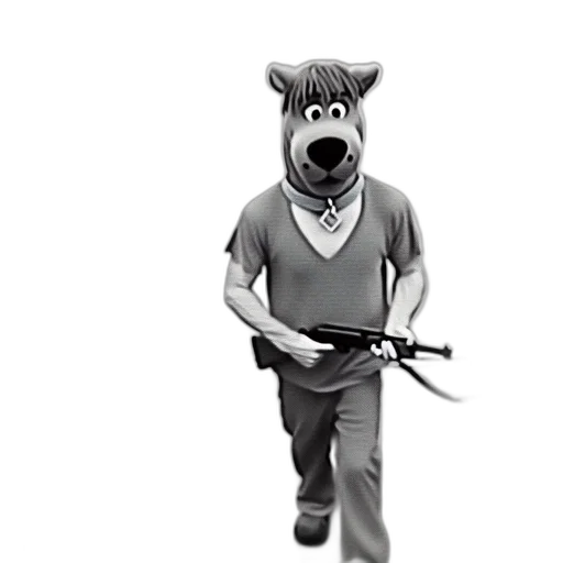staff, animal, weapon, concept art, cartoon, comic book art, 3d render, inside transparent PNG cut-out