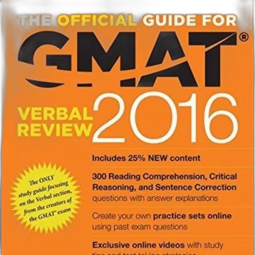official, guide, gmat, verbal transparent PNG cut-out