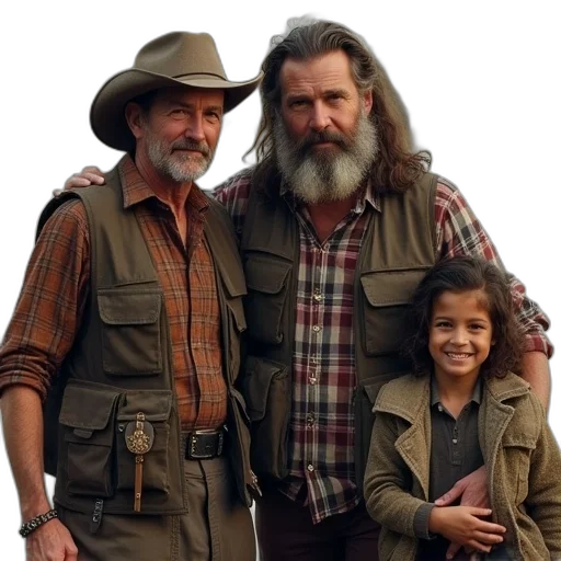 jacket, earth tones, robertson, family transparent PNG cut-out
