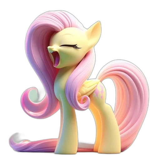 staff, hair, 3d render, concept art, cartoon, fantasy art, pastel, cheerful transparent PNG cut-out