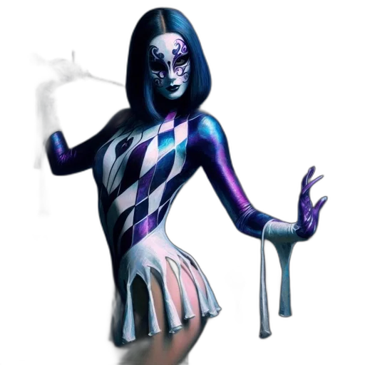 dress, robot, staff, creature, concept art, fantasy art, comic book art, 3d render transparent PNG cut-out