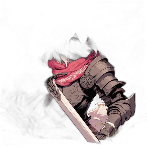 sword, mask, weapon, staff, concept art, fantasy art, watercolor, pixel art transparent PNG cut-out