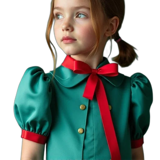 dress, jacket, face, photorealistic transparent PNG cut-out