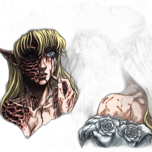 mask, face, creature, concept art, fantasy art, comic book art, photorealistic, two transparent PNG cut-out