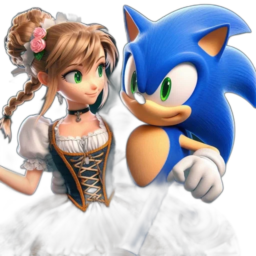 dress, 3d render, concept art, anime, pixel art, blue, young, female transparent PNG cut-out