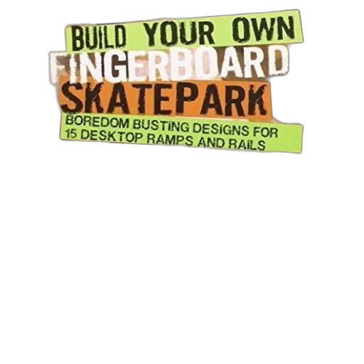 build, own, fingerboard, skatepark transparent PNG cut-out