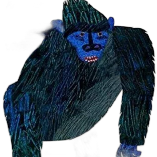 creature, animal, mask, hair, concept art, 3d render, photorealistic, watercolor transparent PNG cut-out