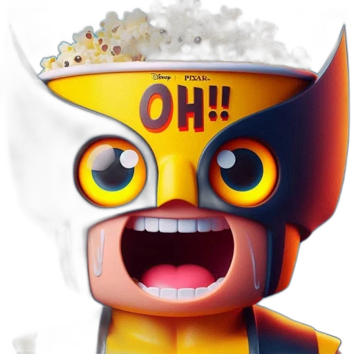 crown, robot, 3d render, comic book art, concept art, pixel art, disney, pixar transparent PNG cut-out