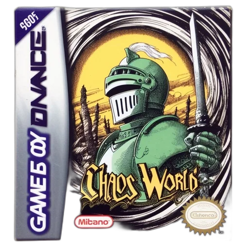 concept art, game, boy, advance, box, features, chaos, world transparent PNG cut-out
