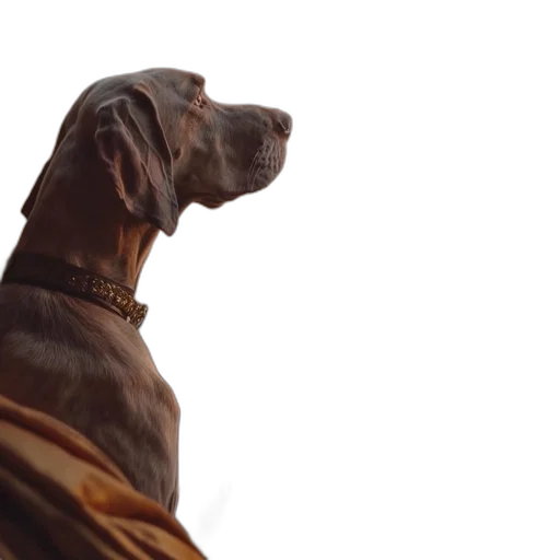 animal, staff, creature, face, photorealistic, 3d render, earth tones, dog transparent PNG cut-out
