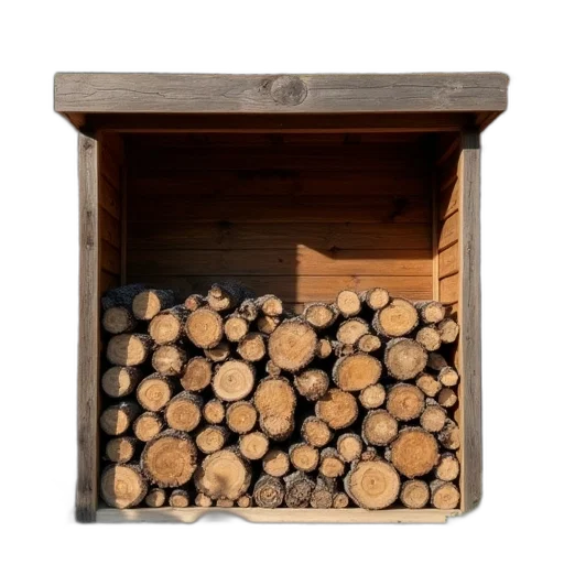 furniture, tree, building, food, 3d render, fire, earth tones, wood transparent PNG cut-out