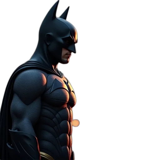 comic book art, concept art, 3d render, photorealistic, batman, superman, shirt, title transparent PNG cut-out
