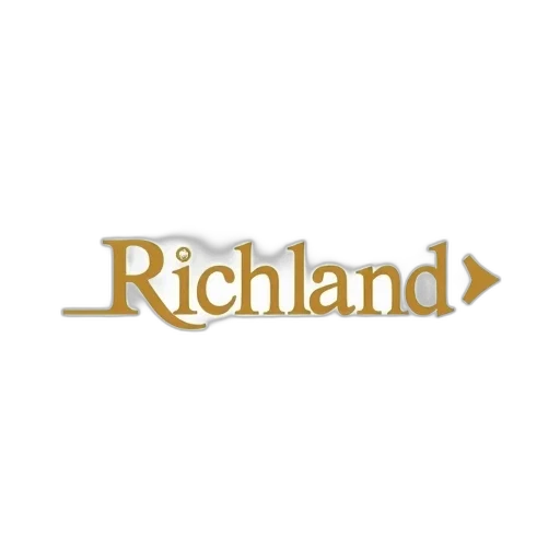 white, rectangular, background, word, richland, stylized, font, featuring transparent PNG cut-out