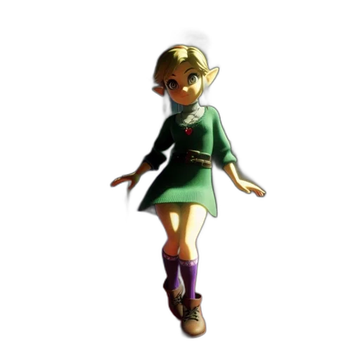 dress, staff, 3d render, concept art, pixel art, fantasy art, green, antique transparent PNG cut-out