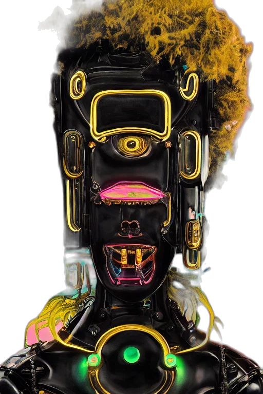 mask, robot, face, crown transparent PNG cut-out