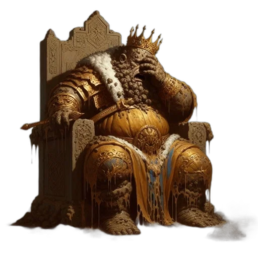 crown, dragon, furniture, concept art, fantasy art, 3d render, photorealistic, regal transparent PNG cut-out