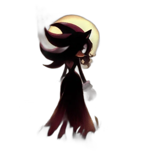 staff, hair, dress, creature, concept art, pixel art, fantasy art, anime transparent PNG cut-out