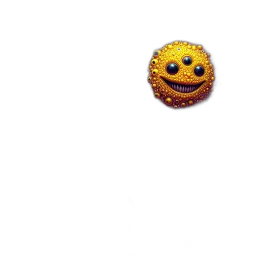 mask, face, creature, food, pixel art, photorealistic, 3d render, concept art transparent PNG cut-out