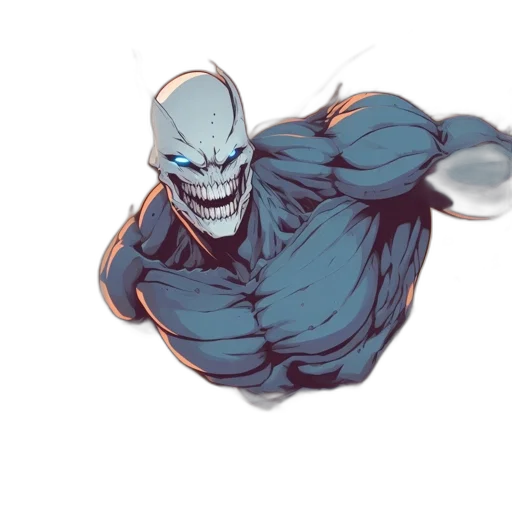 creature, mask, robot, weapon, comic book art, concept art, anime, pixel art transparent PNG cut-out