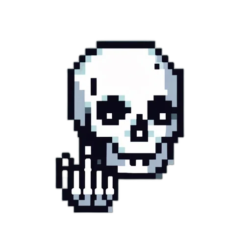 robot, staff, weapon, jewelry, pixel art, concept art, vaporwave, comic book art transparent PNG cut-out