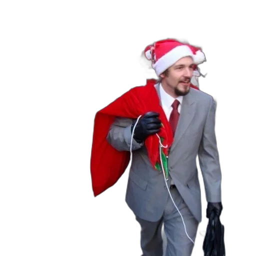 staff, jacket, concept art, man, suit, carries, red, bag transparent PNG cut-out