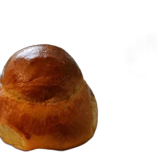 food, crown, animal, hat, photorealistic, 3d render, close-up, brioche transparent PNG cut-out