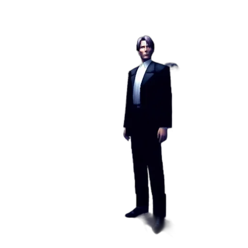 staff, robot, jacket, umbrella, 3d render, concept art, pixel art, photorealistic transparent PNG cut-out