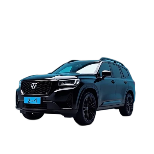 car, black, suv, blue, license, plate, parked, grey transparent PNG cut-out