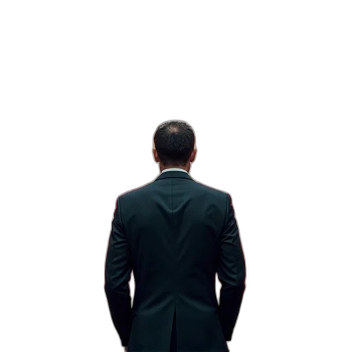 jacket, staff, face, robot transparent PNG cut-out